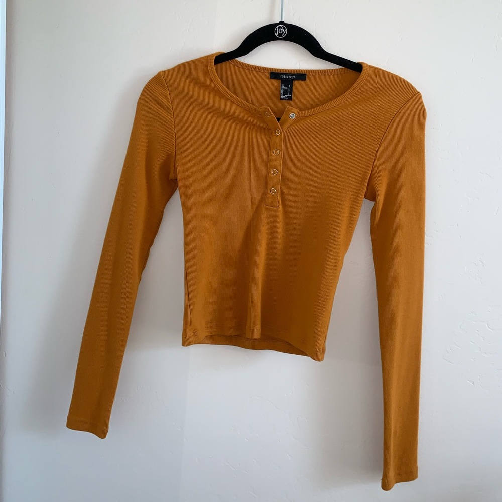 Mustard yellow long sleeve